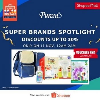 Pureen-11.11-Sale-at-Shopee-350x350 - Baby & Kids & Toys Babycare Johor Kedah Kelantan Kuala Lumpur Malaysia Sales Melaka Negeri Sembilan Online Store Pahang Penang Perak Perlis Putrajaya Sabah Sarawak Selangor Terengganu 