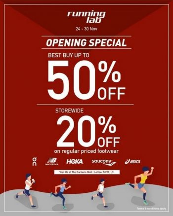 Running-Lab-Opening-Special-at-The-Gardens-Mall-350x438 - Fashion Accessories Fashion Lifestyle & Department Store Footwear Kuala Lumpur Promotions & Freebies Selangor Sportswear 