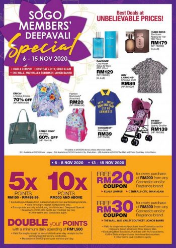 SOGO-Members-Deepavali-Promotion-350x494 - Johor Kuala Lumpur Promotions & Freebies Selangor Supermarket & Hypermarket 