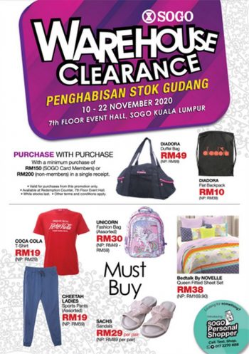 SOGO-Warehouse-Clearance-Sale-350x497 - Kuala Lumpur Selangor Supermarket & Hypermarket Warehouse Sale & Clearance in Malaysia 