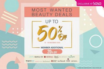 Sasa-Most-Wanted-Beauty-Deals-Promotion-350x232 - Beauty & Health Cosmetics Johor Kedah Kelantan Kuala Lumpur Melaka Negeri Sembilan Pahang Penang Perak Perlis Personal Care Promotions & Freebies Putrajaya Sabah Sarawak Selangor Skincare Terengganu 