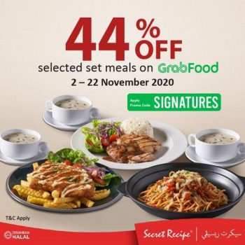 Secret-Recipe-44-OFF-Promo-Code-Promotion-on-GrabFood-350x350 - Beverages Food , Restaurant & Pub Johor Kedah Kelantan Kuala Lumpur Melaka Negeri Sembilan Pahang Penang Perak Perlis Promotions & Freebies Putrajaya Sabah Sarawak Selangor Terengganu 