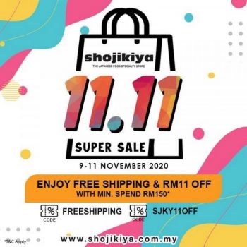 Shojikiya-11.11-Super-Sale-350x350 - Beverages Food , Restaurant & Pub Johor Kedah Kelantan Kuala Lumpur Malaysia Sales Melaka Negeri Sembilan Online Store Pahang Penang Perak Perlis Putrajaya Sabah Sarawak Selangor Snacks Terengganu 