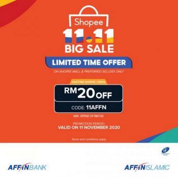 Shopee-11.11-Sale-with-Affin-Card-350x350 - Affin Bank Bank & Finance Johor Kedah Kelantan Kuala Lumpur Malaysia Sales Melaka Negeri Sembilan Online Store Others Pahang Penang Perak Perlis Putrajaya Sabah Sarawak Selangor Terengganu 