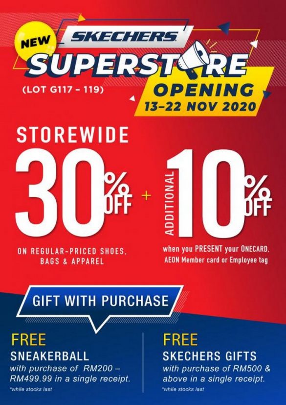 1322 Nov 2020 Skechers Opening Promotion at 1 Utama