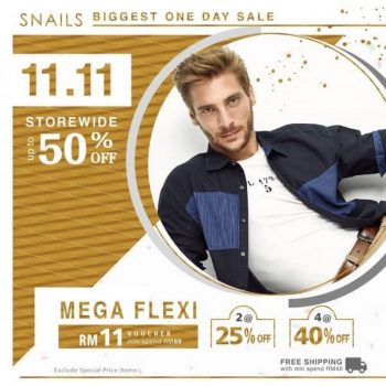 Snails-11.11-Sale-350x350 - Apparels Fashion Accessories Fashion Lifestyle & Department Store Johor Kedah Kelantan Kuala Lumpur Malaysia Sales Melaka Negeri Sembilan Online Store Pahang Penang Perak Perlis Putrajaya Sabah Sarawak Selangor Terengganu 