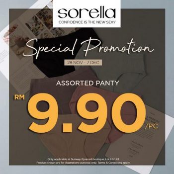 Sorella-Payday-Sale-at-Sunway-Pyramid-350x350 - Fashion Accessories Fashion Lifestyle & Department Store Lingerie Malaysia Sales Selangor Underwear 