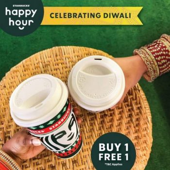 Starbucks-Diwali-With-Buy-1-Free-1-Handcrafted-Beverages-Promo-350x350 - Beverages Food , Restaurant & Pub Johor Kedah Kelantan Kuala Lumpur Melaka Negeri Sembilan Pahang Penang Perak Perlis Promotions & Freebies Putrajaya Sabah Sarawak Selangor Terengganu 