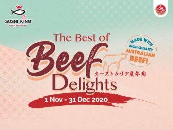 Sushi-King-Beef-Delights-Promotion-350x263 - Beverages Food , Restaurant & Pub Johor Kedah Kelantan Kuala Lumpur Melaka Negeri Sembilan Pahang Penang Perak Perlis Promotions & Freebies Putrajaya Selangor Terengganu 