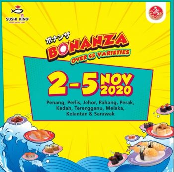 Sushi-King-November-Bonanza-Phase-1-350x346 - Beverages Food , Restaurant & Pub Johor Kedah Kelantan Melaka Pahang Penang Perak Perlis Promotions & Freebies Sarawak Terengganu 