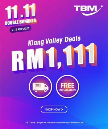 TBM-11.11-Double-Bonanza-2-350x416 - Electronics & Computers Home Appliances Johor Kedah Kelantan Kitchen Appliances Kuala Lumpur Melaka Negeri Sembilan Online Store Pahang Penang Perak Perlis Promotions & Freebies Putrajaya Sabah Sarawak Selangor Terengganu 