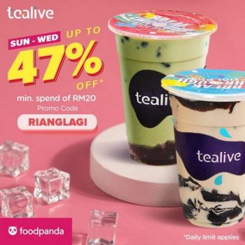 Tealive-Promotion-at-FoodPanda-350x350 - Beverages Food , Restaurant & Pub Johor Kedah Kelantan Kuala Lumpur Melaka Negeri Sembilan Online Store Pahang Penang Perak Perlis Promotions & Freebies Putrajaya Sabah Sarawak Selangor Terengganu 