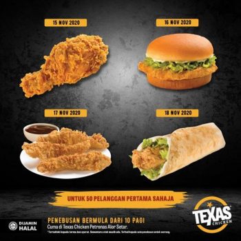 Texas-Chicken-Opening-Promotion-at-Petronas-Alor-Setar-3-350x350 - Beverages Food , Restaurant & Pub Kedah Promotions & Freebies 