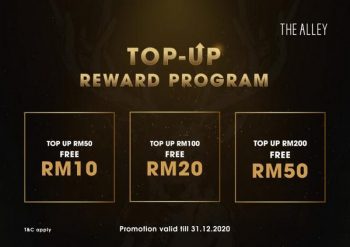 The-Alley-Top-Up-Reward-Program-Promotion-350x247 - Beverages Food , Restaurant & Pub Johor Kedah Kelantan Kuala Lumpur Melaka Negeri Sembilan Pahang Penang Perak Perlis Promotions & Freebies Putrajaya Sabah Sarawak Selangor Terengganu 