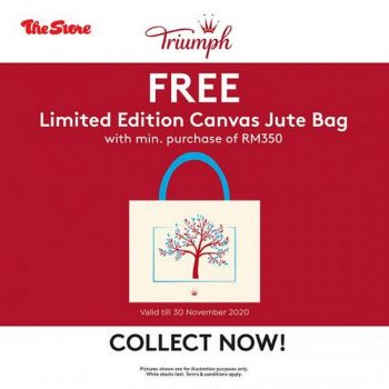 The-Store-Triumph-FREE-Canvas-Jute-Bag-Promotion-350x350 - Fashion Lifestyle & Department Store Johor Kedah Kelantan Kuala Lumpur Lingerie Melaka Negeri Sembilan Pahang Penang Perak Perlis Promotions & Freebies Putrajaya Sabah Sarawak Selangor Supermarket & Hypermarket Terengganu 