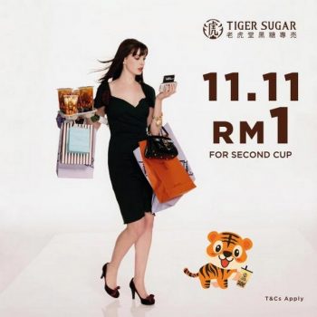Tiger-Sugar-11.11-Promotion-350x350 - Beverages Food , Restaurant & Pub Johor Kuala Lumpur Penang Promotions & Freebies Selangor 