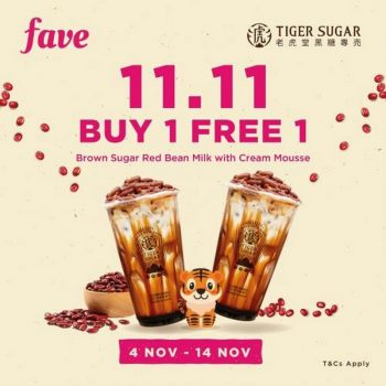 Tiger-Sugar-11.11-Sale-Buy-1-Free-1-on-Fave-350x350 - Beverages Food , Restaurant & Pub Johor Kedah Kelantan Kuala Lumpur Malaysia Sales Melaka Negeri Sembilan Online Store Pahang Penang Perak Perlis Putrajaya Sabah Sarawak Selangor Terengganu 