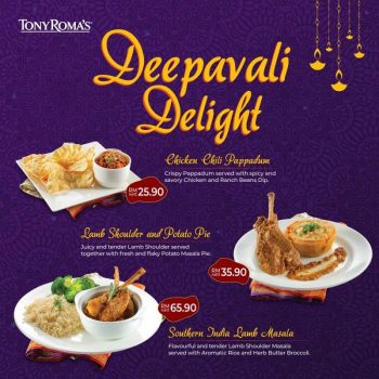 Tony-Romas-Deepavali-Delight-Promotion-350x350 - Beverages Food , Restaurant & Pub Johor Melaka Promotions & Freebies 