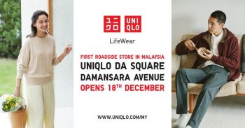 UNIQLO-Opening-Promo-at-Damansara-Avenue-350x183 - Apparels Fashion Accessories Fashion Lifestyle & Department Store Kuala Lumpur Promotions & Freebies Selangor 