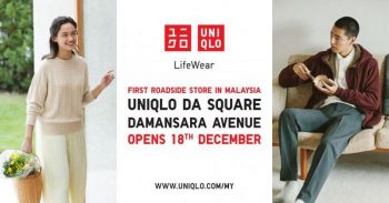 Uniqlo-Opening-Sale-at-DA-Square-Damansara-Avenue-350x183 - Apparels Fashion Accessories Fashion Lifestyle & Department Store Kuala Lumpur Malaysia Sales Selangor 