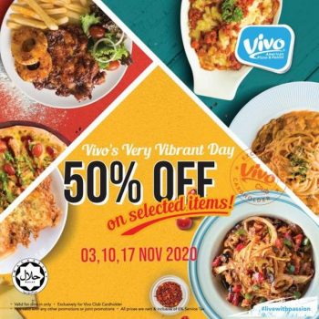 Vivo-Pizza-Very-Vibrant-Day-50-OFF-Promotion-350x350 - Beverages Food , Restaurant & Pub Johor Kedah Kelantan Kuala Lumpur Melaka Negeri Sembilan Online Store Pahang Penang Perak Perlis Promotions & Freebies Putrajaya Sabah Sarawak Selangor Terengganu 