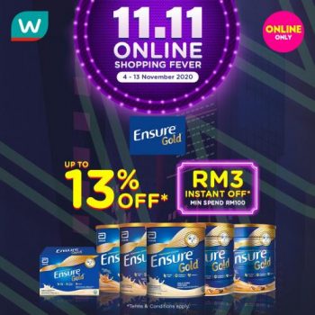 Watsons-11.11-Online-Shopping-Fever-Sale-12-350x350 - Beauty & Health Health Supplements Johor Kedah Kelantan Kuala Lumpur Melaka Negeri Sembilan Online Store Pahang Penang Perak Perlis Personal Care Putrajaya Sabah Sarawak Selangor Terengganu Warehouse Sale & Clearance in Malaysia 