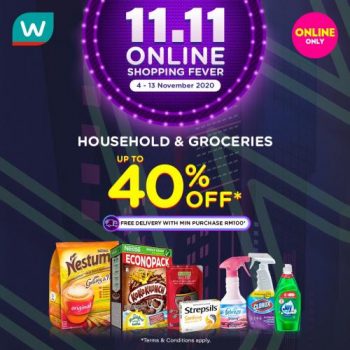 Watsons-11.11-Online-Shopping-Fever-Sale-13-1-350x350 - Beauty & Health Health Supplements Johor Kedah Kelantan Kuala Lumpur Malaysia Sales Melaka Negeri Sembilan Online Store Pahang Penang Perak Perlis Personal Care Putrajaya Sabah Sarawak Selangor Terengganu 