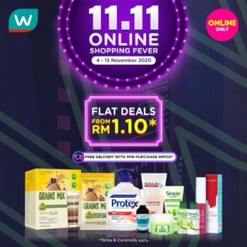 Watsons-11.11-Online-Shopping-Fever-Sale-14-350x350 - Beauty & Health Health Supplements Johor Kedah Kelantan Kuala Lumpur Melaka Negeri Sembilan Online Store Pahang Penang Perak Perlis Personal Care Putrajaya Sabah Sarawak Selangor Terengganu Warehouse Sale & Clearance in Malaysia 