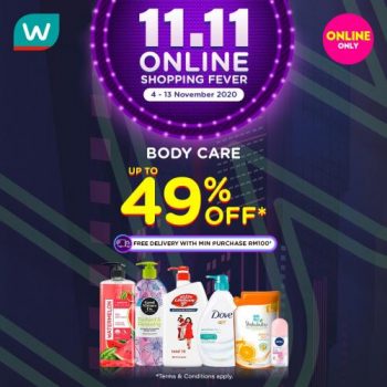 Watsons-11.11-Online-Shopping-Fever-Sale-15-350x350 - Beauty & Health Health Supplements Johor Kedah Kelantan Kuala Lumpur Melaka Negeri Sembilan Online Store Pahang Penang Perak Perlis Personal Care Putrajaya Sabah Sarawak Selangor Terengganu Warehouse Sale & Clearance in Malaysia 