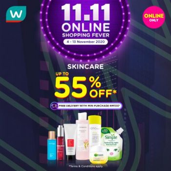 Watsons-11.11-Online-Shopping-Fever-Sale-3-3-350x350 - Beauty & Health Health Supplements Johor Kedah Kelantan Kuala Lumpur Melaka Negeri Sembilan Online Store Pahang Penang Perak Perlis Personal Care Putrajaya Sabah Sarawak Selangor Terengganu Warehouse Sale & Clearance in Malaysia 