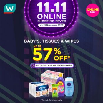 Watsons-11.11-Online-Shopping-Fever-Sale-4-3-350x350 - Beauty & Health Health Supplements Johor Kedah Kelantan Kuala Lumpur Melaka Negeri Sembilan Online Store Pahang Penang Perak Perlis Personal Care Putrajaya Sabah Sarawak Selangor Terengganu Warehouse Sale & Clearance in Malaysia 