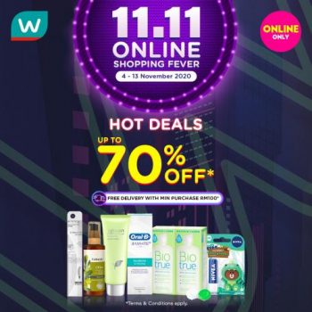 Watsons-11.11-Online-Shopping-Fever-Sale-5-3-350x350 - Beauty & Health Health Supplements Johor Kedah Kelantan Kuala Lumpur Melaka Negeri Sembilan Online Store Pahang Penang Perak Perlis Personal Care Putrajaya Sabah Sarawak Selangor Terengganu Warehouse Sale & Clearance in Malaysia 