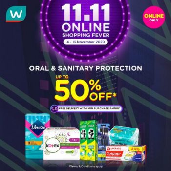 Watsons-11.11-Online-Shopping-Fever-Sale-7-1-350x350 - Beauty & Health Health Supplements Johor Kedah Kelantan Kuala Lumpur Malaysia Sales Melaka Negeri Sembilan Online Store Pahang Penang Perak Perlis Personal Care Putrajaya Sabah Sarawak Selangor Terengganu Warehouse Sale & Clearance in Malaysia 