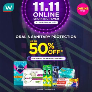 Watsons-11.11-Online-Shopping-Fever-Sale-7-3-350x350 - Beauty & Health Health Supplements Johor Kedah Kelantan Kuala Lumpur Malaysia Sales Melaka Negeri Sembilan Online Store Pahang Penang Perak Perlis Personal Care Putrajaya Sabah Sarawak Selangor Terengganu 