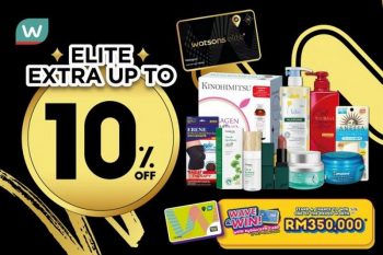 Watsons-Elite-Members-Promotion-350x233 - Beauty & Health Cosmetics Health Supplements Johor Kedah Kelantan Kuala Lumpur Melaka Negeri Sembilan Pahang Penang Perak Perlis Personal Care Promotions & Freebies Putrajaya Sabah Sarawak Selangor Terengganu 