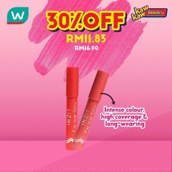 Watsons-Lipsticks-Promotion-27-350x350 - Beauty & Health Cosmetics Health Supplements Johor Kedah Kelantan Kuala Lumpur Melaka Negeri Sembilan Pahang Penang Perak Perlis Personal Care Promotions & Freebies Putrajaya Sabah Sarawak Selangor Terengganu 