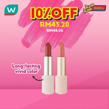 Watsons-Lipsticks-Promotion-28-350x350 - Beauty & Health Cosmetics Health Supplements Johor Kedah Kelantan Kuala Lumpur Melaka Negeri Sembilan Pahang Penang Perak Perlis Personal Care Promotions & Freebies Putrajaya Sabah Sarawak Selangor Terengganu 