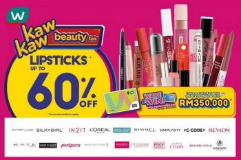 Watsons-Lipsticks-Promotion-350x233 - Beauty & Health Cosmetics Health Supplements Johor Kedah Kelantan Kuala Lumpur Melaka Negeri Sembilan Pahang Penang Perak Perlis Personal Care Promotions & Freebies Putrajaya Sabah Sarawak Selangor Terengganu 