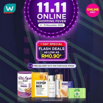 Watsons-Online-11.11-Sale-350x350 - Beauty & Health Health Supplements Johor Kedah Kelantan Kuala Lumpur Malaysia Sales Melaka Negeri Sembilan Online Store Pahang Penang Perak Perlis Personal Care Putrajaya Sabah Sarawak Selangor Terengganu 