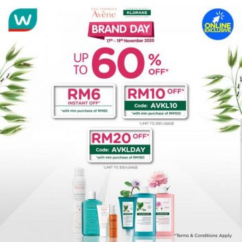 Watsons-Online-Avene-and-Klorane-Brand-Day-Sale-350x350 - Beauty & Health Health Supplements Johor Kedah Kelantan Kuala Lumpur Malaysia Sales Melaka Negeri Sembilan Online Store Pahang Penang Perak Perlis Personal Care Putrajaya Sabah Sarawak Selangor Terengganu 