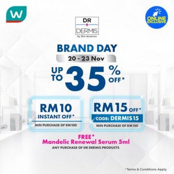 Watsons-Online-DR-Dermis-Brand-Day-Sale-350x350 - Beauty & Health Health Supplements Johor Kedah Kelantan Kuala Lumpur Malaysia Sales Melaka Negeri Sembilan Online Store Pahang Penang Perak Perlis Personal Care Putrajaya Sabah Sarawak Selangor Terengganu 