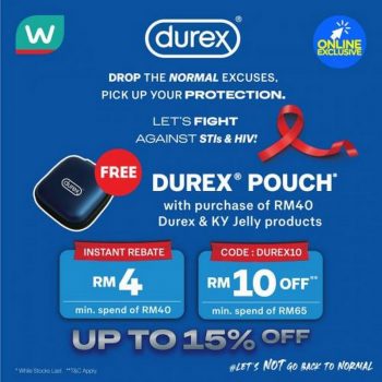 Watsons-Online-Durex-Promotion-350x350 - Beauty & Health Health Supplements Johor Kedah Kelantan Kuala Lumpur Melaka Negeri Sembilan Online Store Pahang Penang Perak Perlis Personal Care Promotions & Freebies Putrajaya Sabah Sarawak Selangor Terengganu 