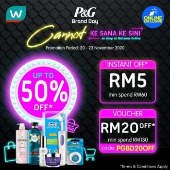 Watsons-Online-PG-Brand-Day-Sale-350x350 - Beauty & Health Health Supplements Johor Kedah Kelantan Kuala Lumpur Malaysia Sales Melaka Negeri Sembilan Online Store Pahang Penang Perak Perlis Personal Care Putrajaya Sabah Sarawak Selangor Skincare Terengganu 