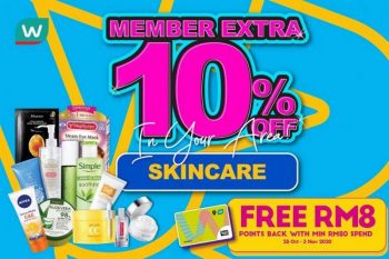 Watsons-Skincare-Promotion-350x233 - Beauty & Health Johor Kedah Kelantan Kuala Lumpur Melaka Negeri Sembilan Online Store Pahang Penang Perak Perlis Personal Care Promotions & Freebies Putrajaya Sabah Sarawak Selangor Skincare Terengganu 