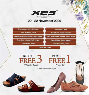 XES-Shoes-Buy-2-Free-3-Promotion-350x375 - Fashion Accessories Fashion Lifestyle & Department Store Footwear Johor Kedah Kelantan Kuala Lumpur Melaka Negeri Sembilan Pahang Penang Perak Perlis Promotions & Freebies Putrajaya Sabah Sarawak Selangor Terengganu 