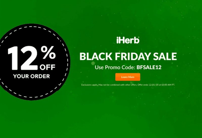 Now till 2 Dec 2020 iHerb Black Friday Sale