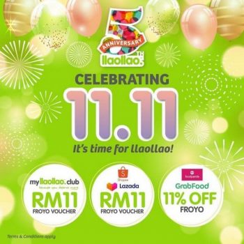 llaollao-11.11-Promo-350x350 - Beverages Food , Restaurant & Pub Ice Cream Johor Kedah Kelantan Kuala Lumpur Melaka Negeri Sembilan Pahang Penang Perak Perlis Promotions & Freebies Putrajaya Sabah Sarawak Selangor Terengganu 