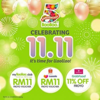 llaollao-11.11-Promo-350x350 - Beverages Food , Restaurant & Pub Ice Cream Johor Kedah Kelantan Kuala Lumpur Melaka Negeri Sembilan Pahang Penang Perak Perlis Promotions & Freebies Putrajaya Sabah Sarawak Selangor Terengganu 