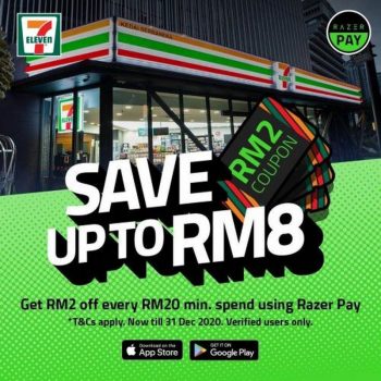 7-Eleven-Up-To-RM8-OFF-Promotion-with-Razer-Pay-350x350 - Johor Kedah Kelantan Kuala Lumpur Melaka Negeri Sembilan Pahang Penang Perak Perlis Promotions & Freebies Putrajaya Sabah Sarawak Selangor Supermarket & Hypermarket Terengganu 