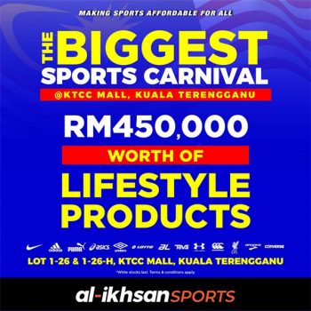 Al-Ikhsan-The-Biggest-Sports-Carnival-at-KTCC-350x350 - Apparels Events & Fairs Fashion Accessories Fashion Lifestyle & Department Store Footwear Sportswear Terengganu 